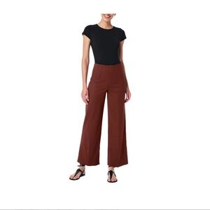 Women's Spanx Stretch Twill Cropped Wide Leg Pants